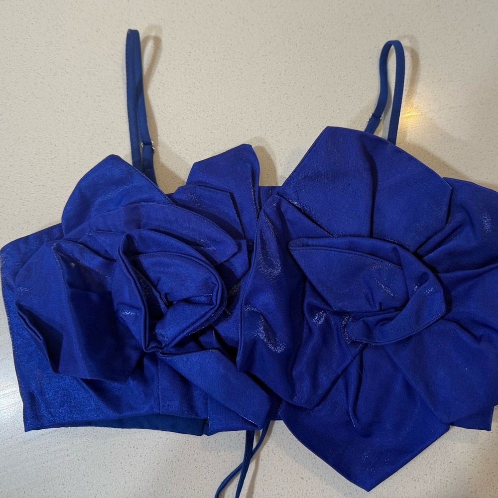SHEIN Royal Blue Top Adult XS New, never worn